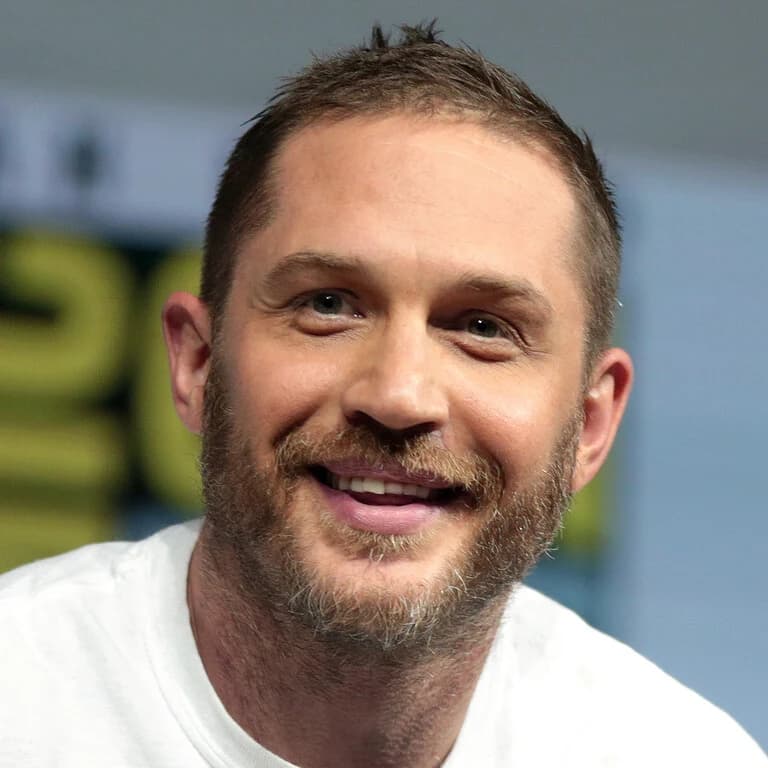 Tom Hardy demonstrating hunter eyes