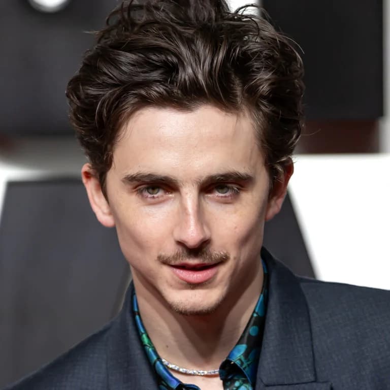 Timothée Chalamet demonstrating prey eyes