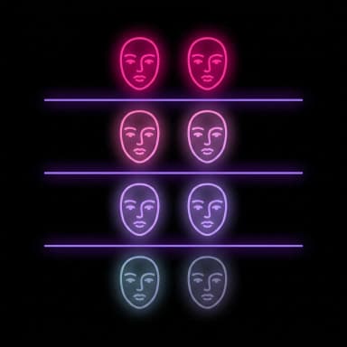 PSL Tier List Maker icon — colored tier rows with photo placeholders